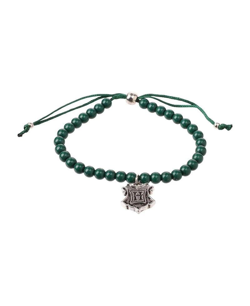 Harry Potter Slytherin Charm Friendship Bracelet Gift Set - 4 Pack