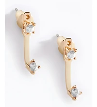 Mint & Lily Birthstone Drop Ear Jacket Earrings