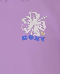 Roxy Girls' 8-16 Top & Zigzag Pattern One-Piece Swimsuit, 2-Piece Set