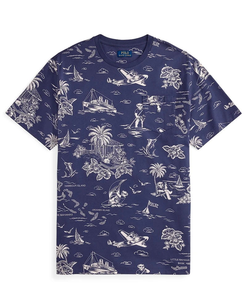 Polo Ralph Lauren Men's Big & Tall Short-Sleeve Bear Jersey T-Shirt