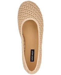 Nine West Women's Burnne Embellished Slip-On Ballet Flats