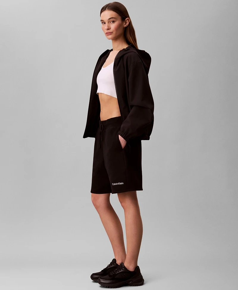 Calvin Klein Performance Women's Fleece Mid Rise Shorts