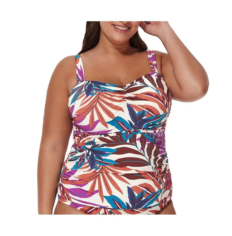Profile by Gottex Women's Plantopia Tankini Top