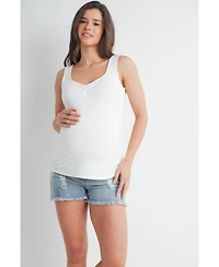 Hello Miz Maternity Sweetheart Neckline Tank Top