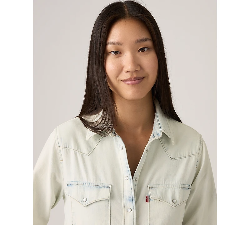 Levi's Women's The Ultimate Western Cotton Denim Shirt