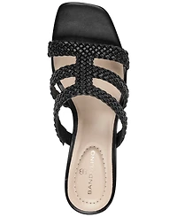 Bandolino Women's Mumm Woven Square Toe Dress Sandals
