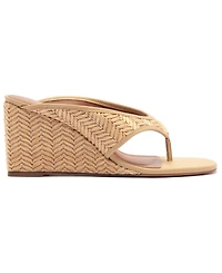 Arezzo Women's Sara Slip-On Wedge Sandals