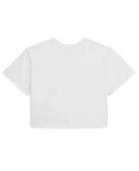 Polo Ralph Lauren Girls' 7-16 Floral Flag Crewneck Jersey Boxy T-Shirt