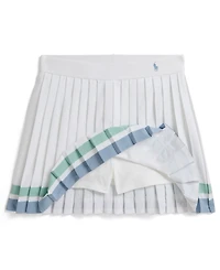 Polo Ralph Lauren Girls' 7-16 Striped Pleated Pull-On Skort