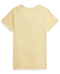 Polo Ralph Lauren Girls' 7-16 Bear Crewneck Jersey Dress