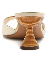 Arezzo Women's Luciana Slip-On Low Stiletto Sandals