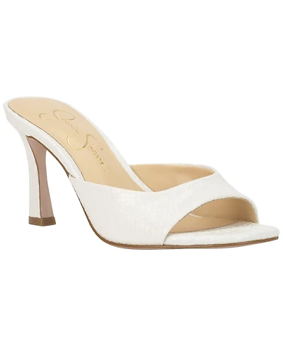 Jessica Simpson Women's Cennet Stiletto Slip-On Mule Sandals