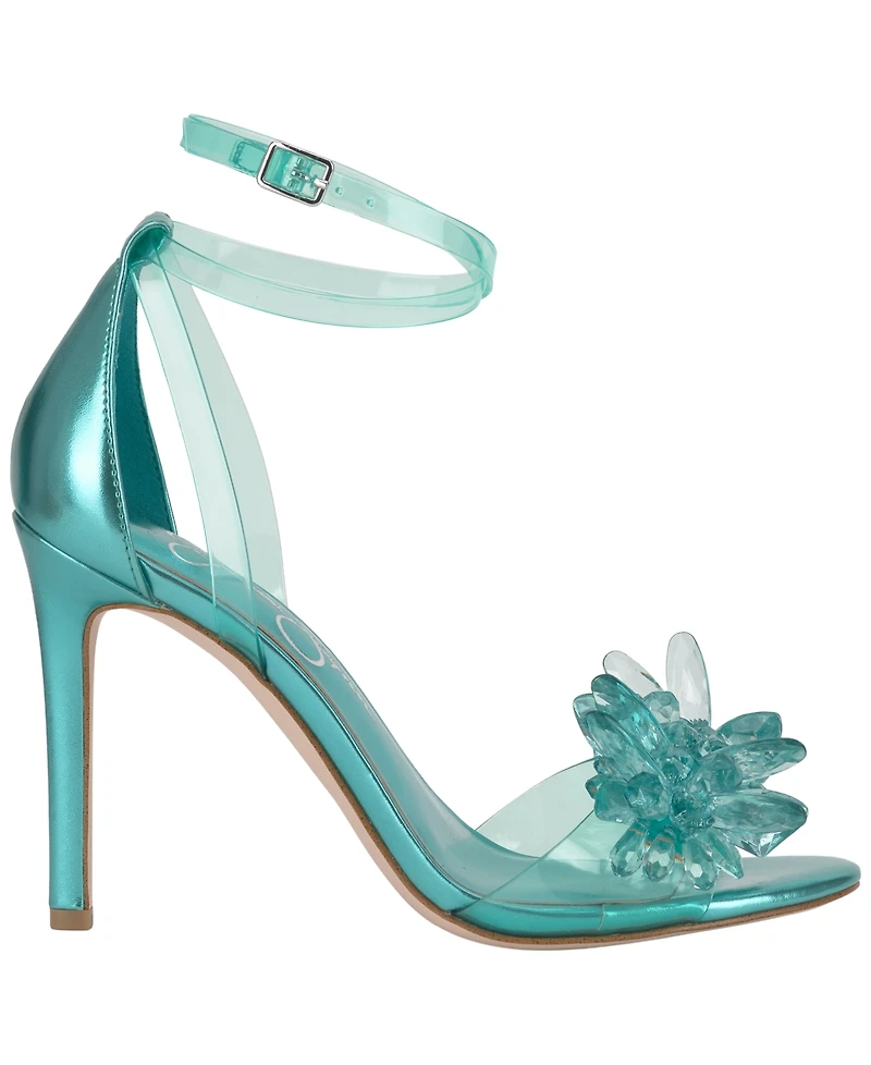Jessica Simpson Women's Janivah Ankle Wrap Stiletto Sandals