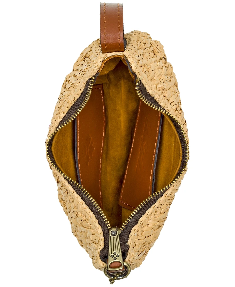 Patricia Nash Morgana Scalloped Raffia Mini Shoulder Bag