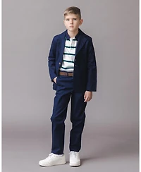 Hope & Henry Toddler Boys Linen Suit Pant
