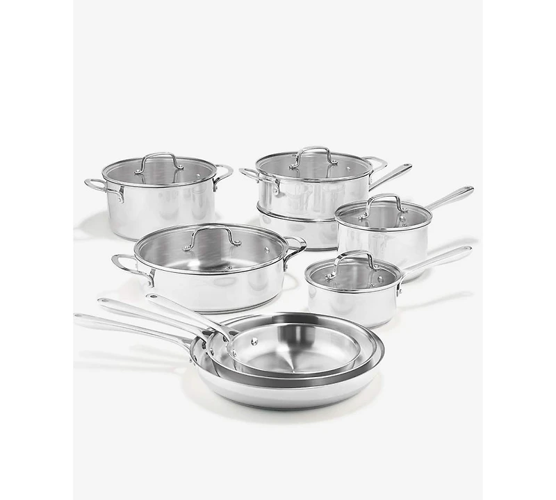 The Cellar Stainless Steel 14-Piece Cookware Set, Macy's Exclusive