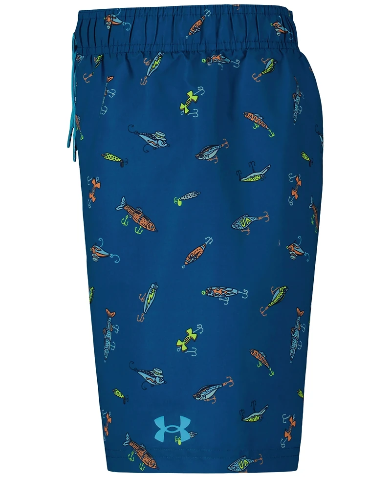 Under Armour Boys' 8-20 Patterned Printed Swim Trunks