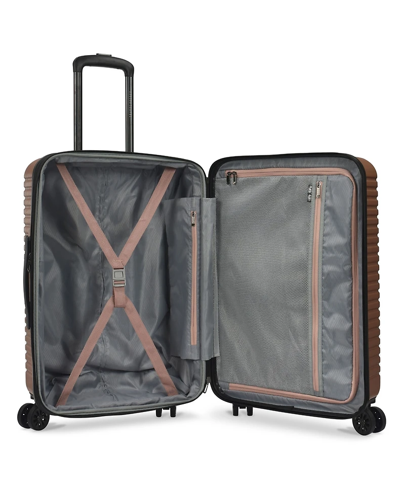 Travel Select Sunny Side Medium Checked Hardshell Spinner Luggage