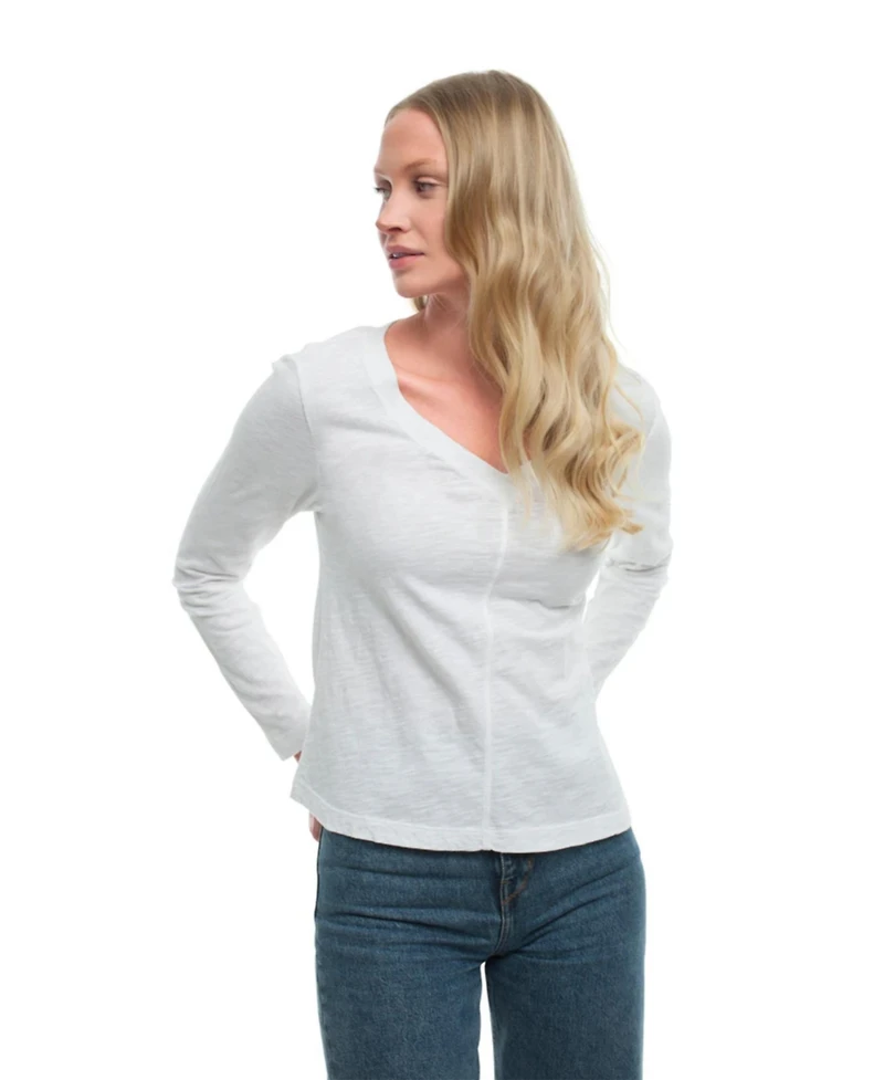 Wilt Clothing Women's Deep V Slim Tee