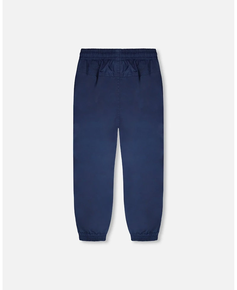 Deux par Big Girls Two-Piece Mid-Season Outerwear Set Black Printed Flowers