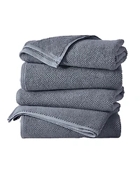 Linery & Co. Cotton Textured 4-Piece Bath Towel Set