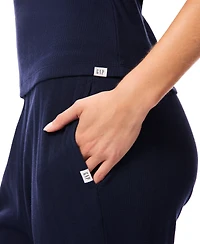 Gap Women's Pointelle Mid Rise Pajama Pants