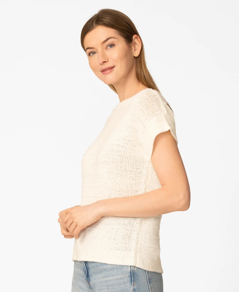 Melissa Paige Women's Textured Stripe Sweater, Macy's Exclusive
