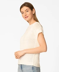 Melissa Paige Women's Textured Stripe Sweater, Macy's Exclusive