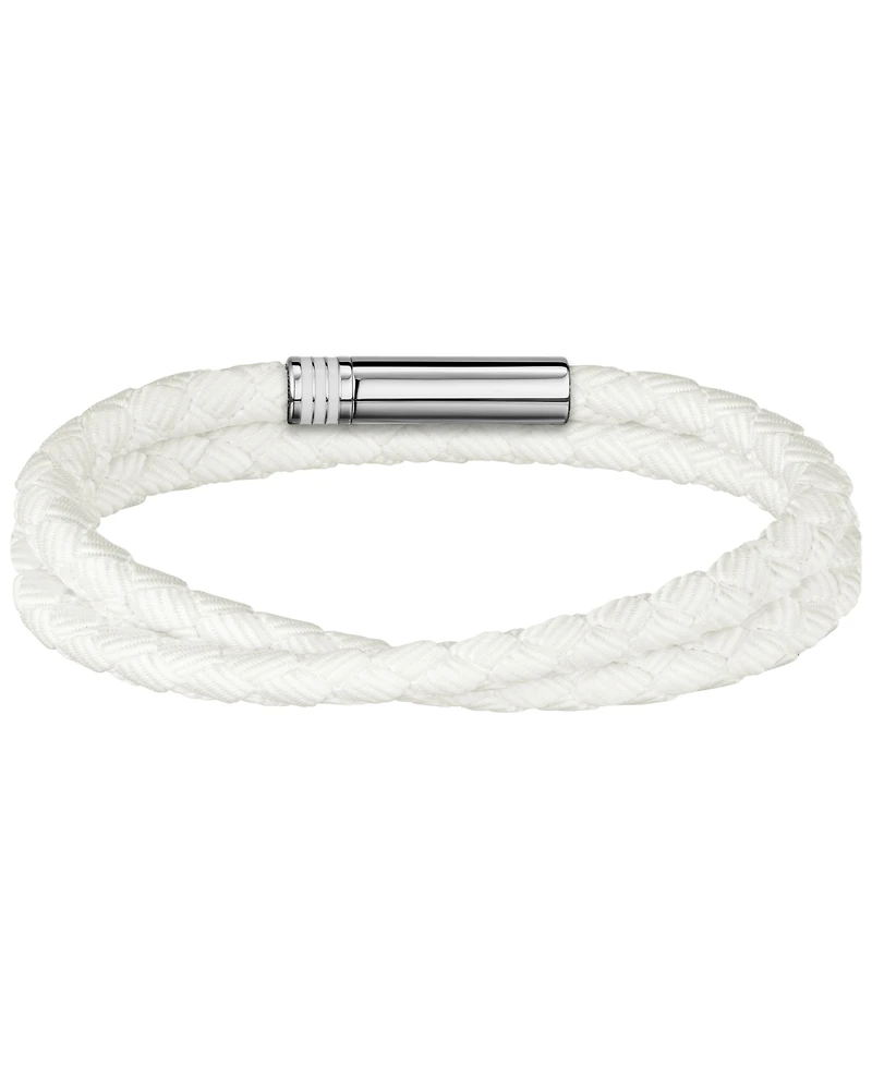 Hugo Boss Men Ares Summer Stainless Steel Nylon Cord Bracelet
