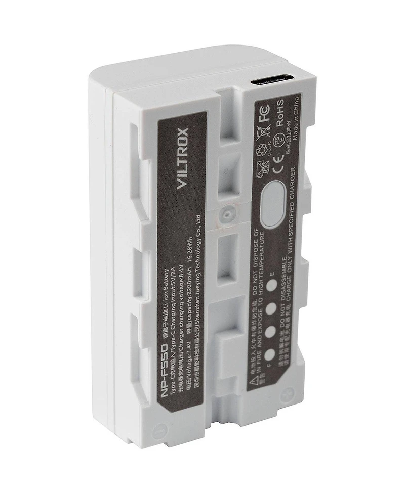 Viltrox L-Series Np-F550 16.28Wh 7.4V 2200mAh Lithium-Ion Battery