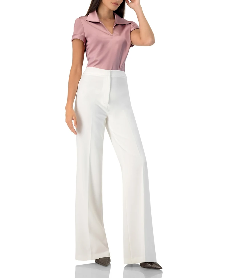 Ivonne Women's Wide Leg Straight Pants