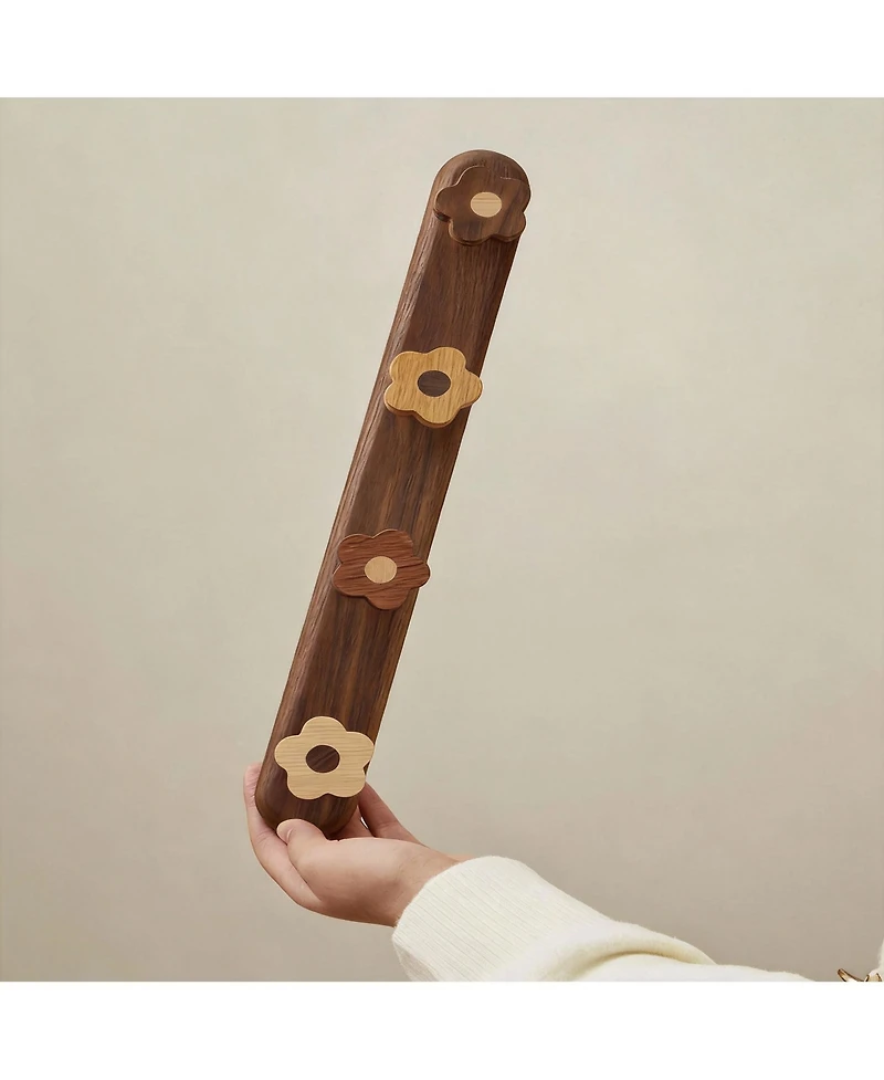 Yigii Wooden Flower Hooks for Kids - Multi-Use Wall Mount