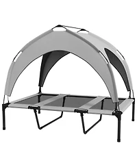 Aostirmotor Elevated Pet Bed, Raised Dog Cot with Breathable Mesh for Enhanced Cooling & Comfort