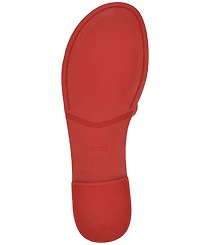 Guess Women's Elyho Logo Cutout Flat Jelly Sandals