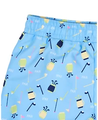 Florence Eiseman Toddler Boys Golf Print Swim Trunk
