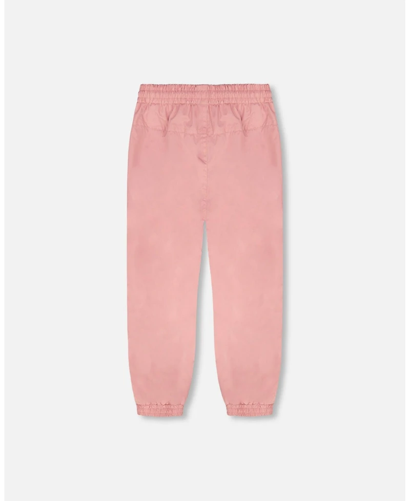 Deux par Baby Girls Two-Piece Mid-Season Outerwear Set Green Cat Print