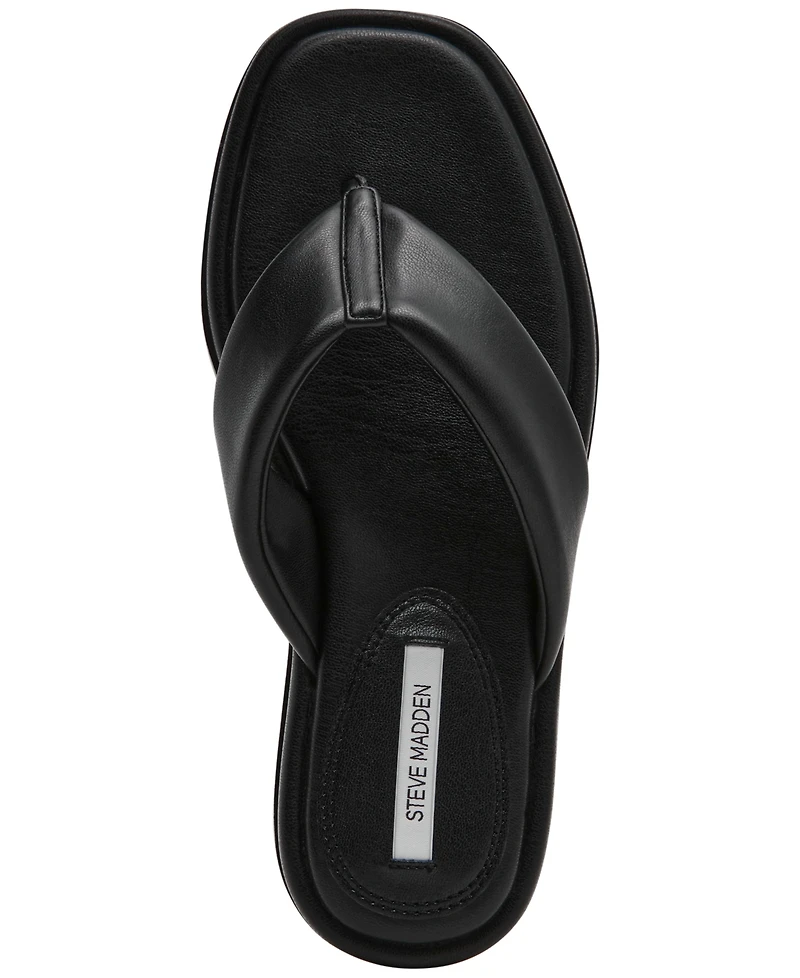 Steve Madden Women's Bella Flatform Slip-On Thong Sandals