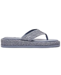 Steve Madden Women's Bella Flatform Slip-On Thong Sandals