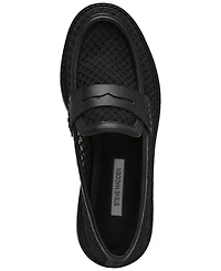 Steve Madden Women's Madison Mesh Block Heel Loafer
