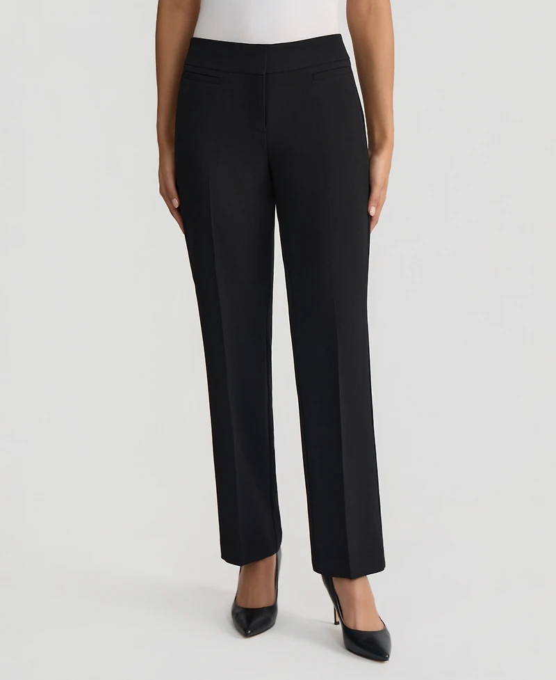 Kasper Women's Lily Mid-Rise Tailored Trouser Pant
