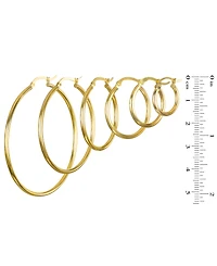 Macy's Hoop Earrings in 10k Yellow Gold