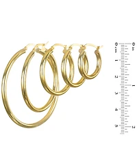 Macy's Hoop Earrings in 10k Yellow Gold