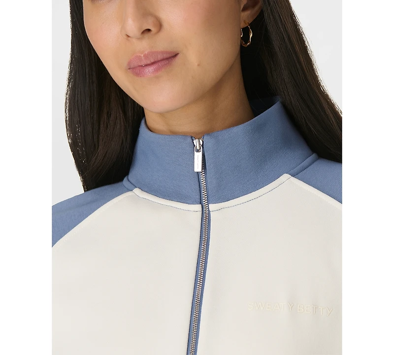 Sweaty Betty Women's Revive Half-Zip Color-Block Sweatshirt