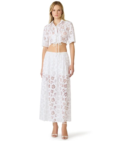 Steve Madden Women's Bryant Short-Sleeve Top