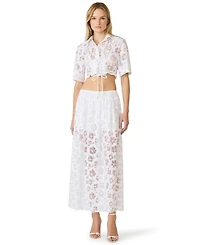 Steve Madden Women's Bryant Short-Sleeve Top