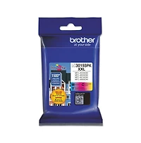 Brother LC30193PK Innobella 1,500 Page-Yield High-Yield Ink - Cyan/Magenta/Yellow (3/Pack
