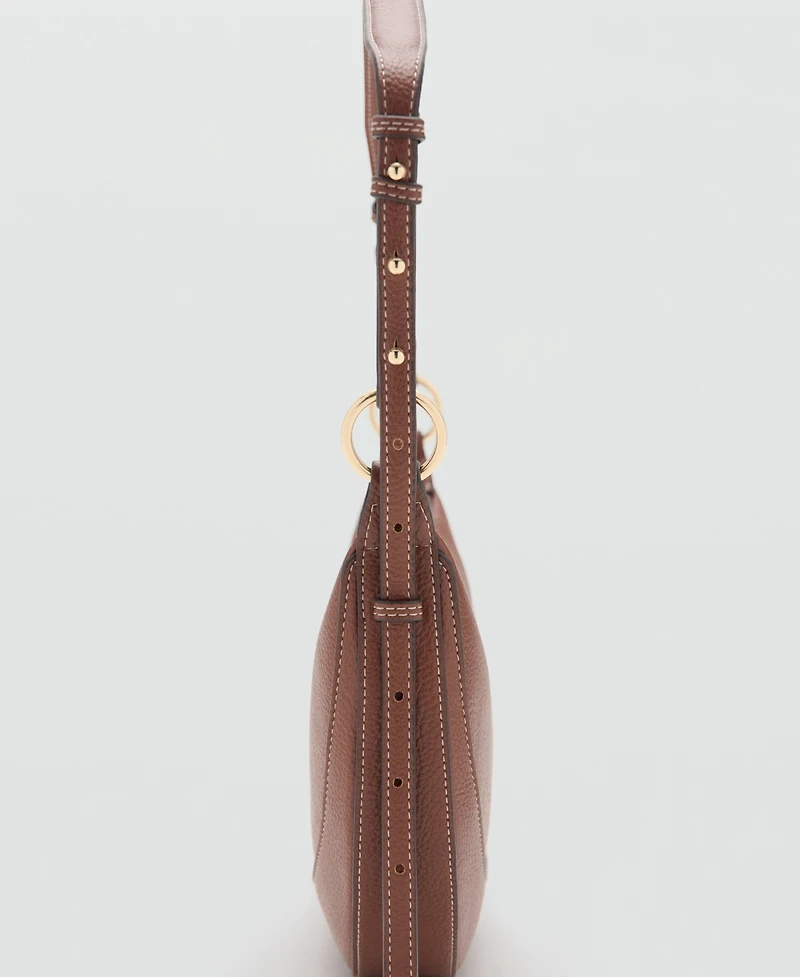 Mango Women's Oval Shoulder Bag