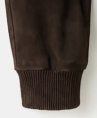 Mango Women's Buttoned Suede Jacket