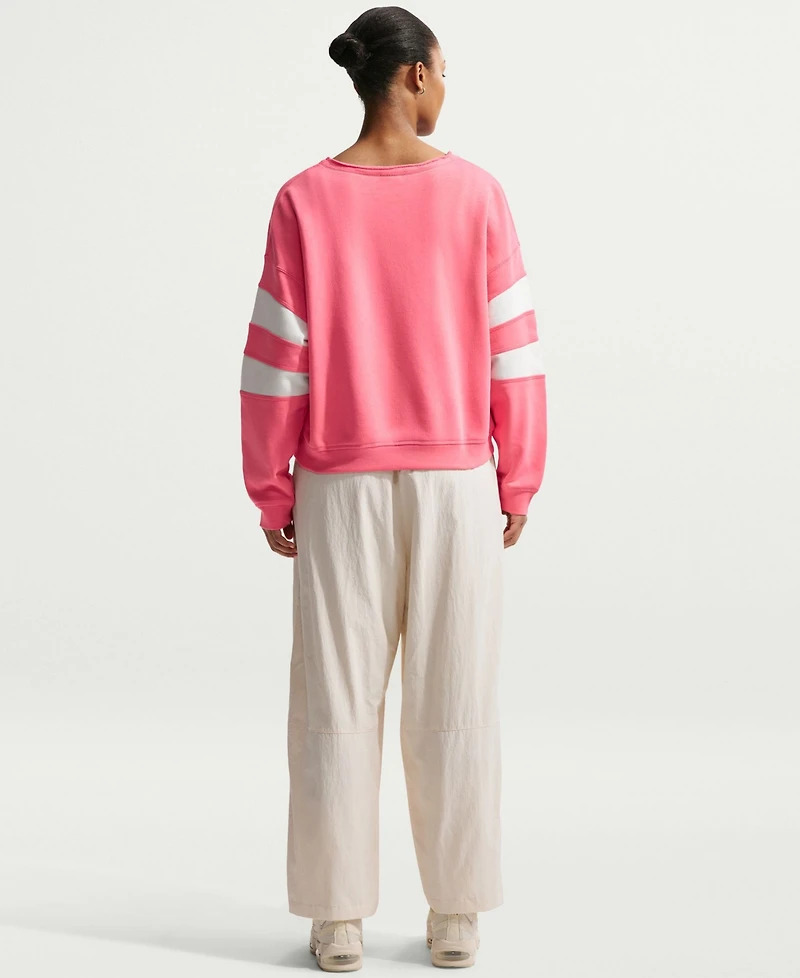 Nike Sportswear Women's Club Fleece Oversized V-Neck Sweatshirt