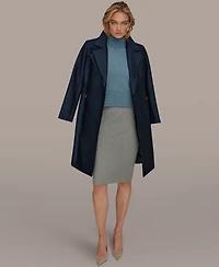 Donna Karan New York Women's Double-Collar Trench Coat